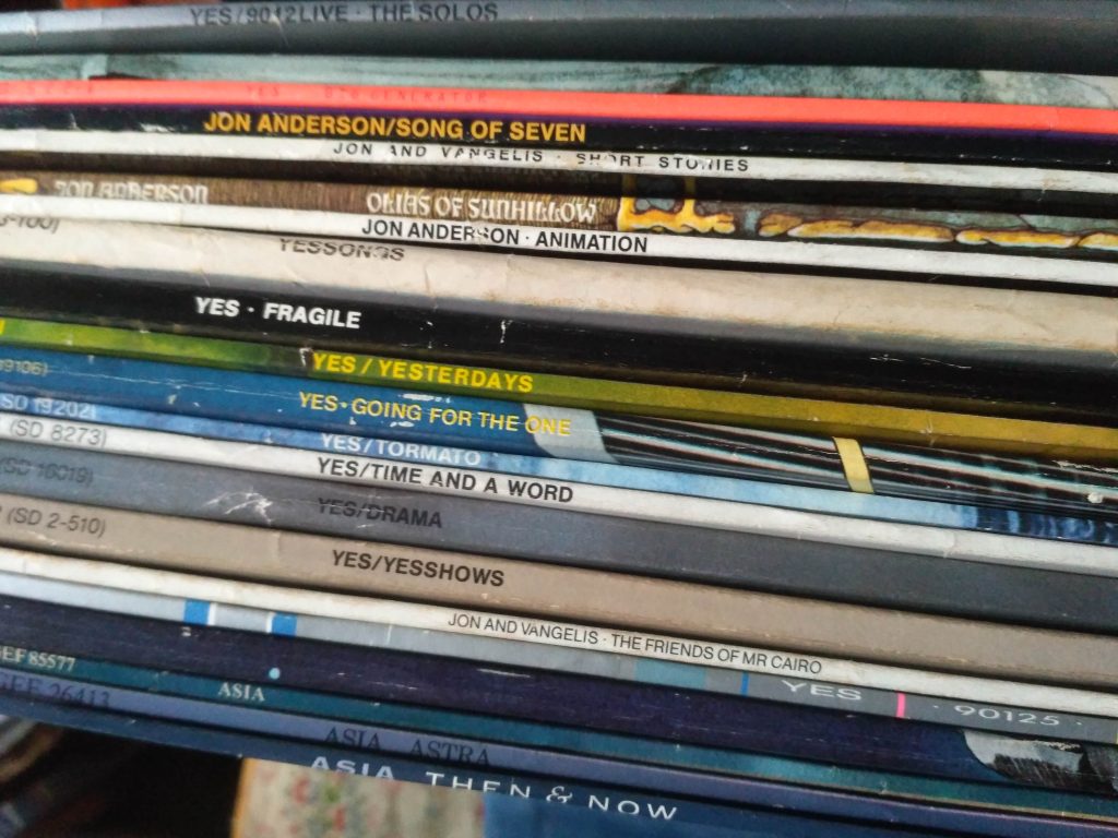 Yes, Asia, und Solo's auf Vinyl bei Best Music Schallplattenladen Twistetal