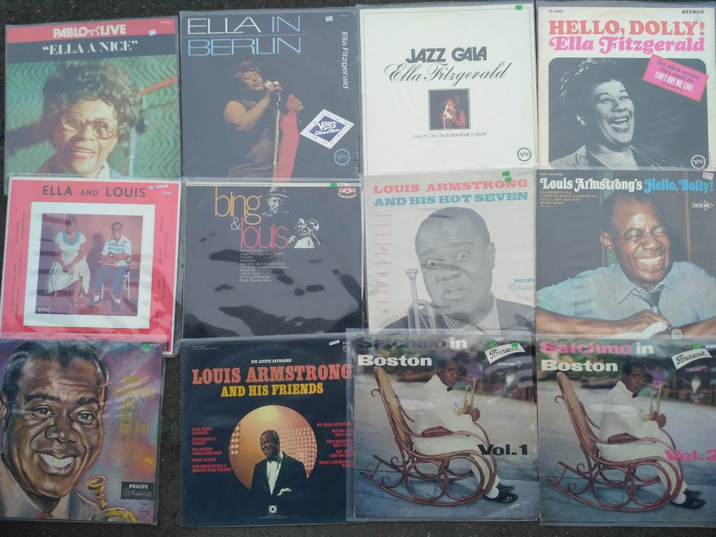Ella Fitzgerald Louis Armstrong Vinyl Best Music Schallplattenladen Twistetal - Twiste / Nordhessen plus 500 diverse andere Jazz LPs