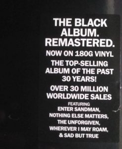 30 Jahre Metallica Black Album Vinyl Reissue Best Music Twistetal / Nordhessen